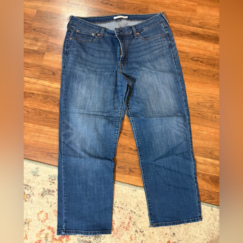 Levi’s Women’s Classic Blue Denim Boyfriend Jeans